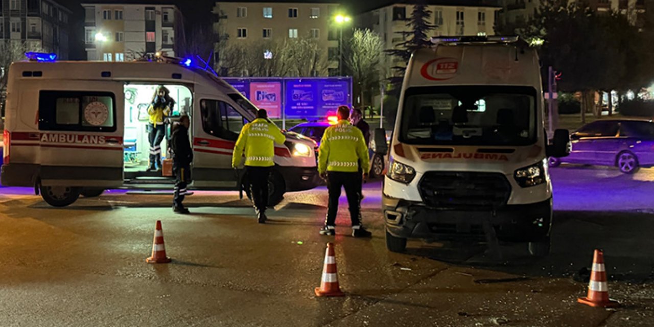 Çorum'da ambulans kazası: 2 yaralı