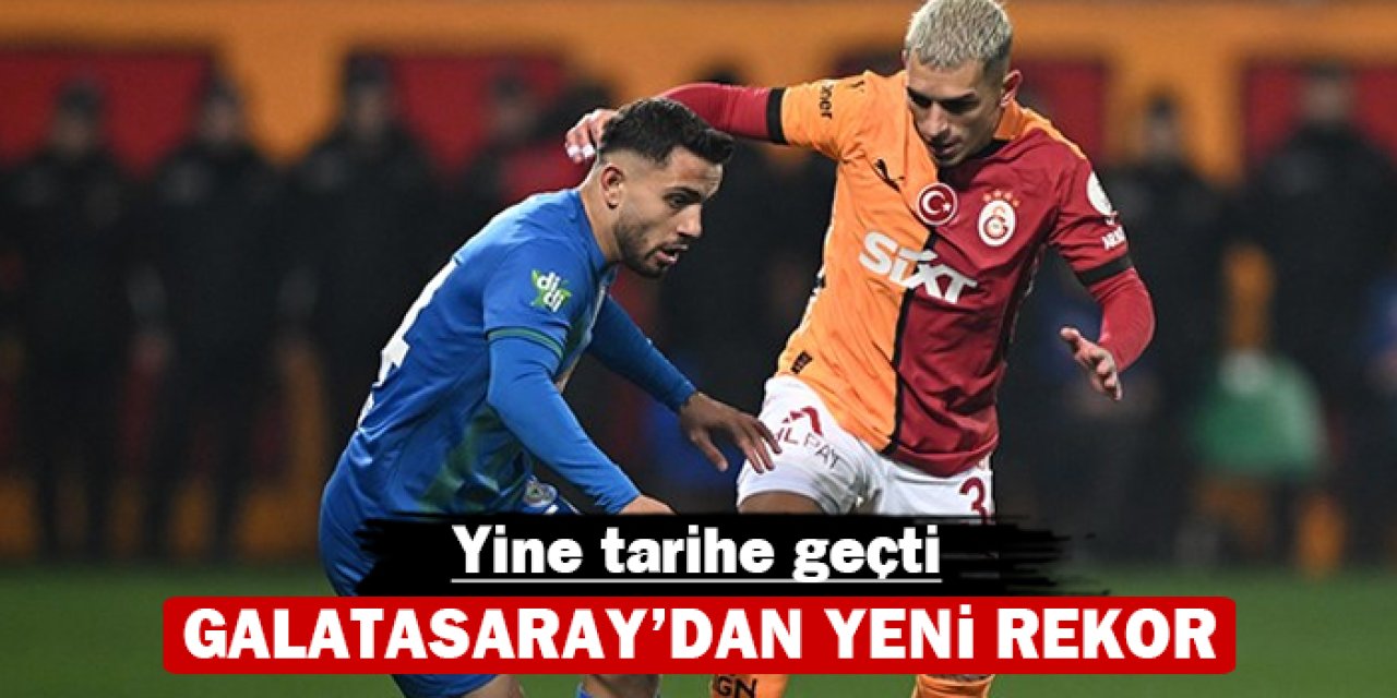 Galatasaray'dan yeni rekor: Yine tarihe geçti