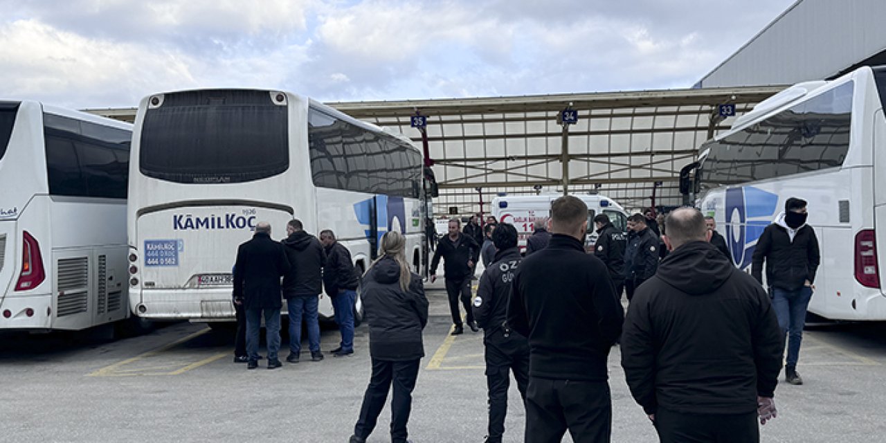 Otobüste uyudu sanıldı ölü çıktı