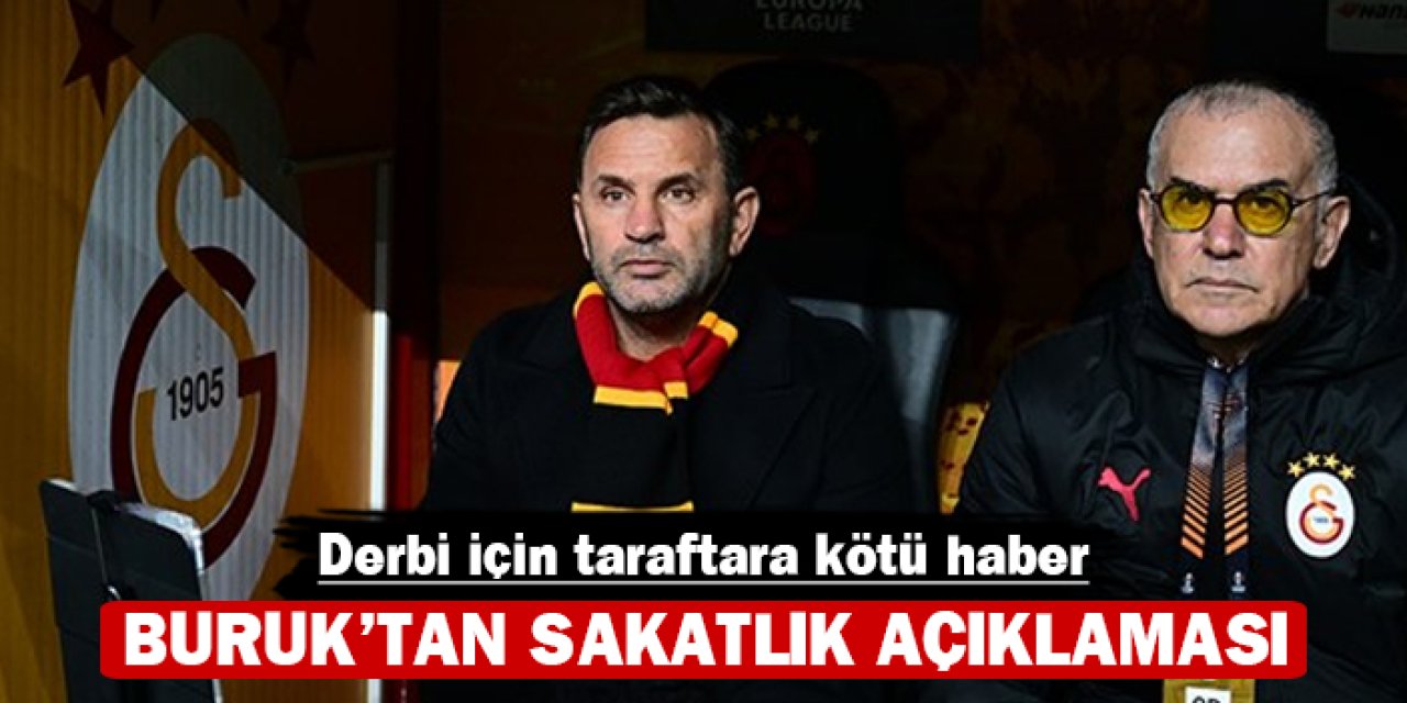 Okan Buruk'tan sakatlık açıklaması: Derbi için taraftara kötü haber