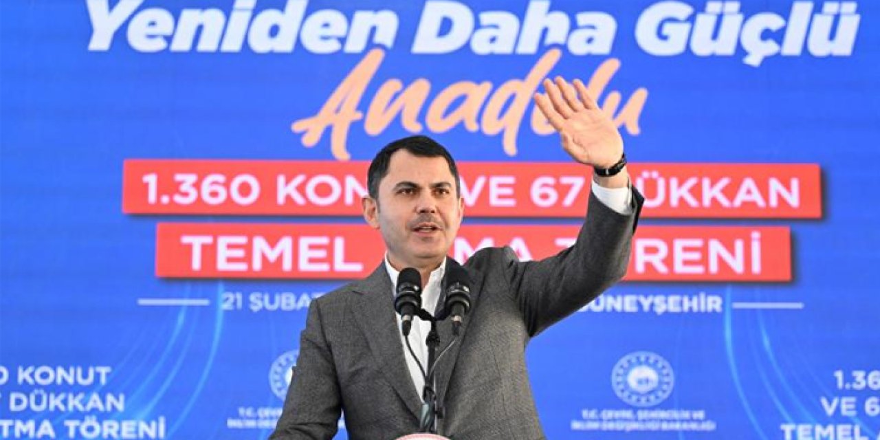 Bakan Kurum: “Herkesin ev sahibi olması için çalışıyoruz”