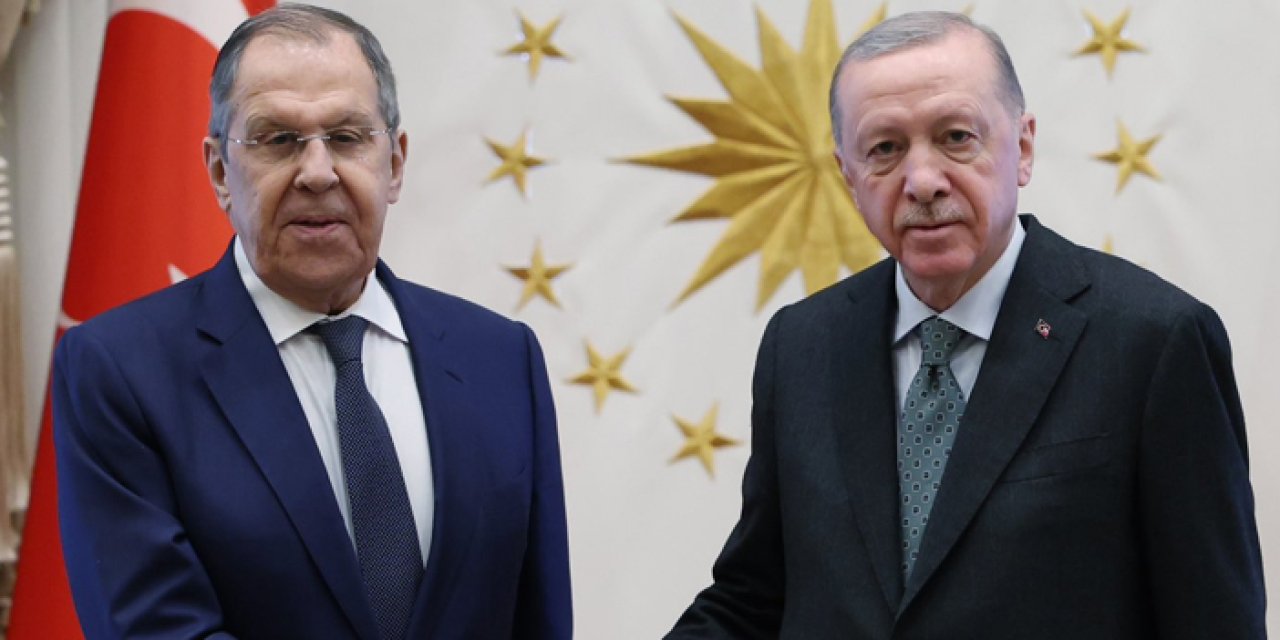 Cumhurbaşkanı Erdoğan, Lavrov’u kabul etti