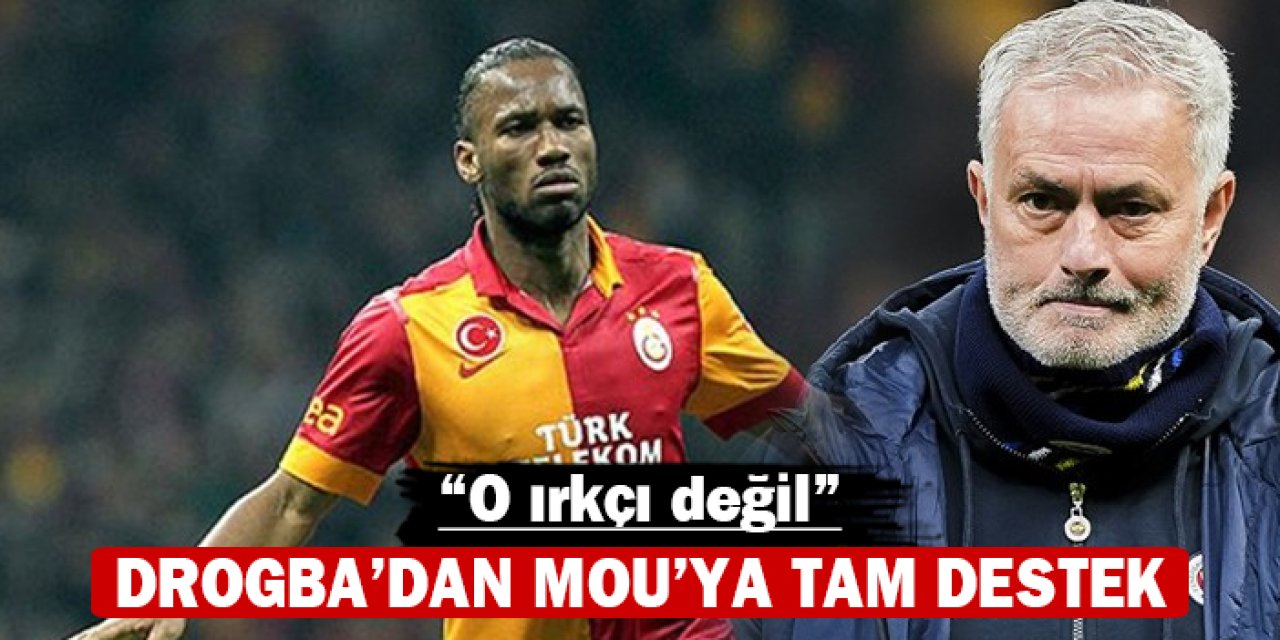 Drogba'dan Mourinho'ya tam destek: "O ırkçı değil"