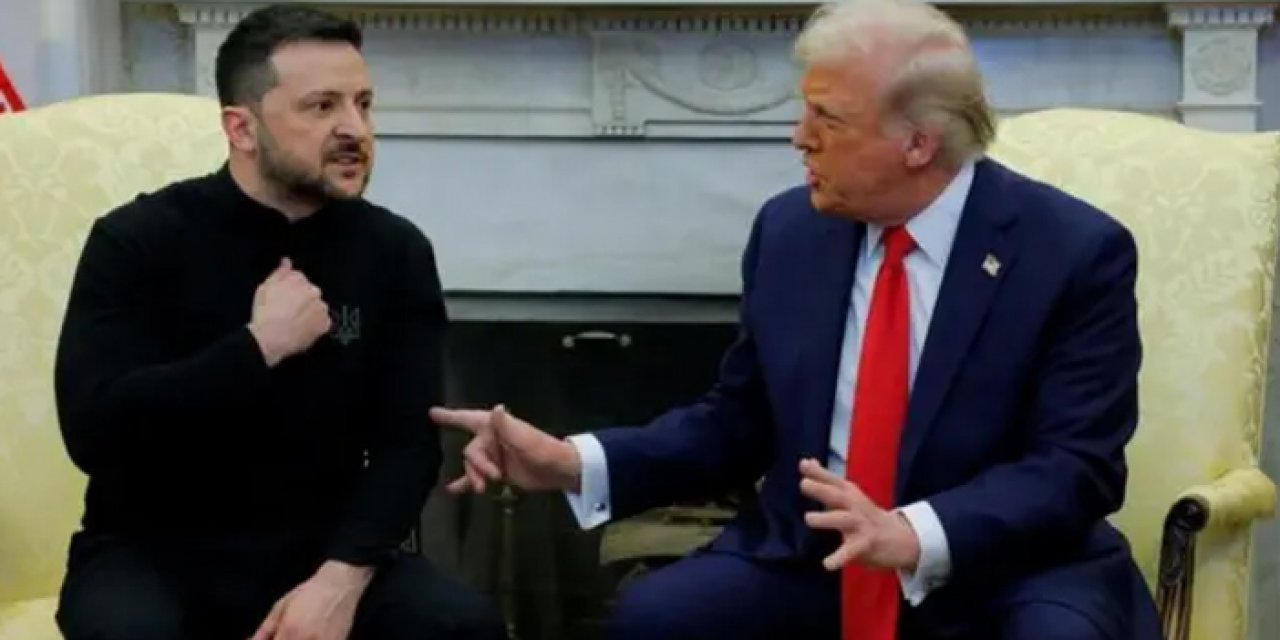 ABD-Ukrayna kavgası: Zelenski ile Trump Oval Ofis'te tartıştı!