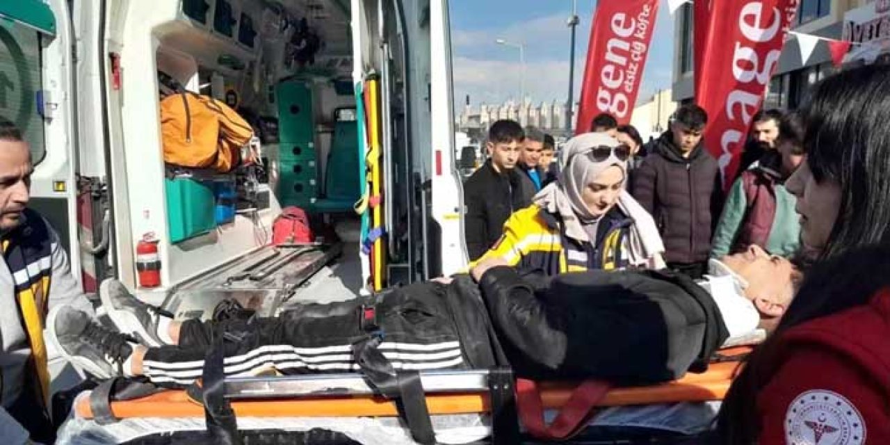 Konya’da Otomobil Motosiklete Çarptı: 2 Yaralı