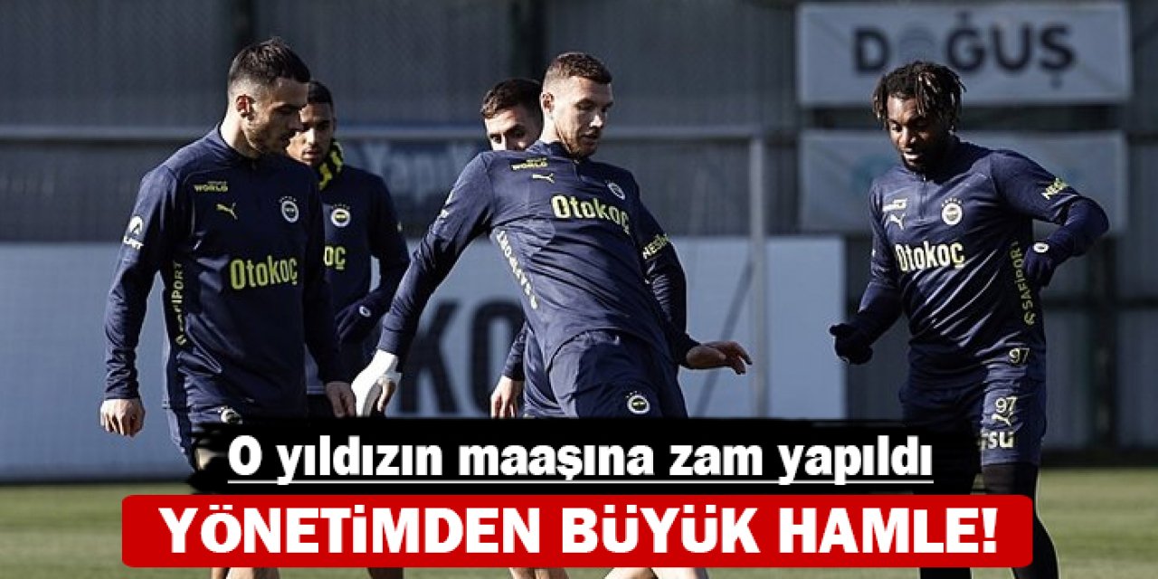 Yönetimden büyük hamle: O yıldızın maaşına zam yapıldı