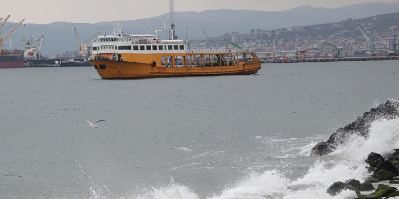 Tekirdağ açıklarında poyraz engeli