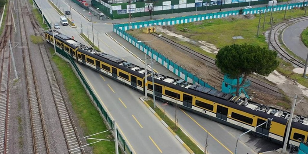 Gaziantep'e yerli ve milli banliyö tren seti geldi