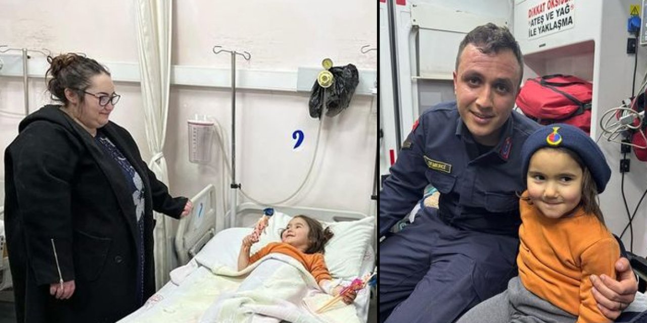 Ormanda kaybolan 4 yaşındaki Hira sağ salim bulundu