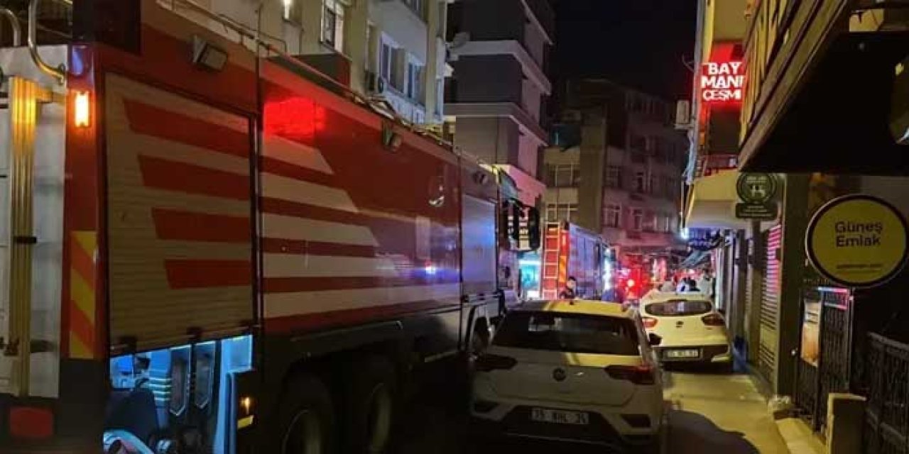 İzmir'de Korkutan Yangın: 1 Kişi Dumandan Zarar Gördü