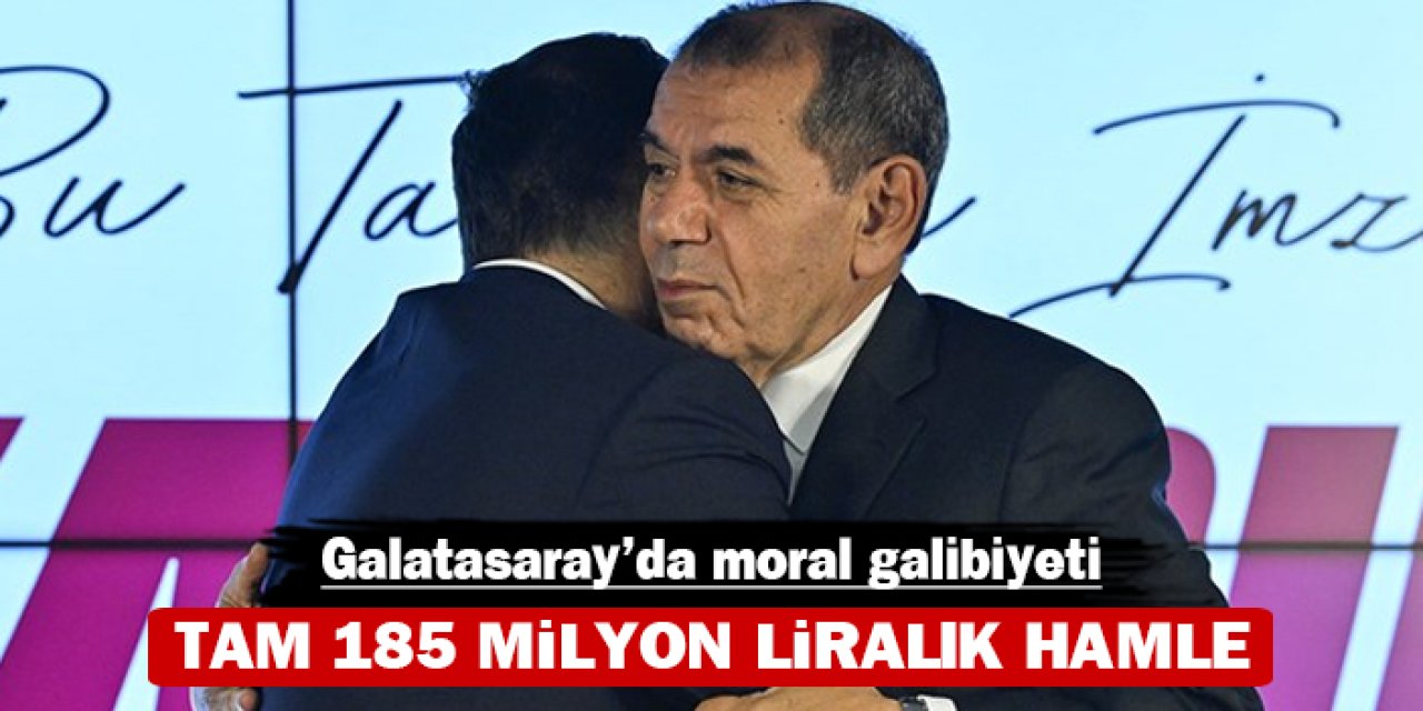 Galatasaray’da moral galibiyeti: Tam 185 milyon liralık hamle