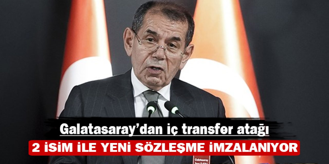 Galatasaray'dan iç transfer atağı: 2 isim ile yeni sözleşme imzalanıyor