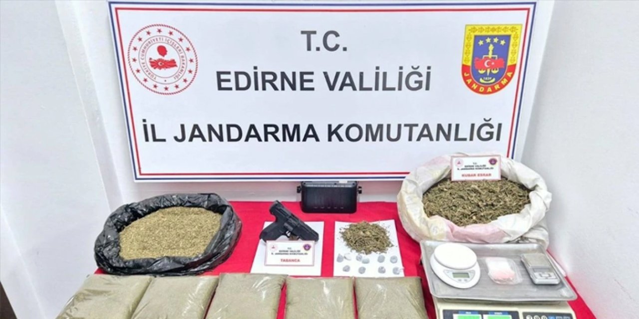 Edirne'de uyuşturucu operasyonu