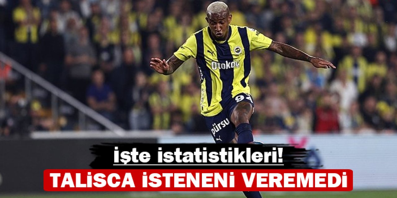 Talisca isteneni veremedi: İşte istatistikleri!