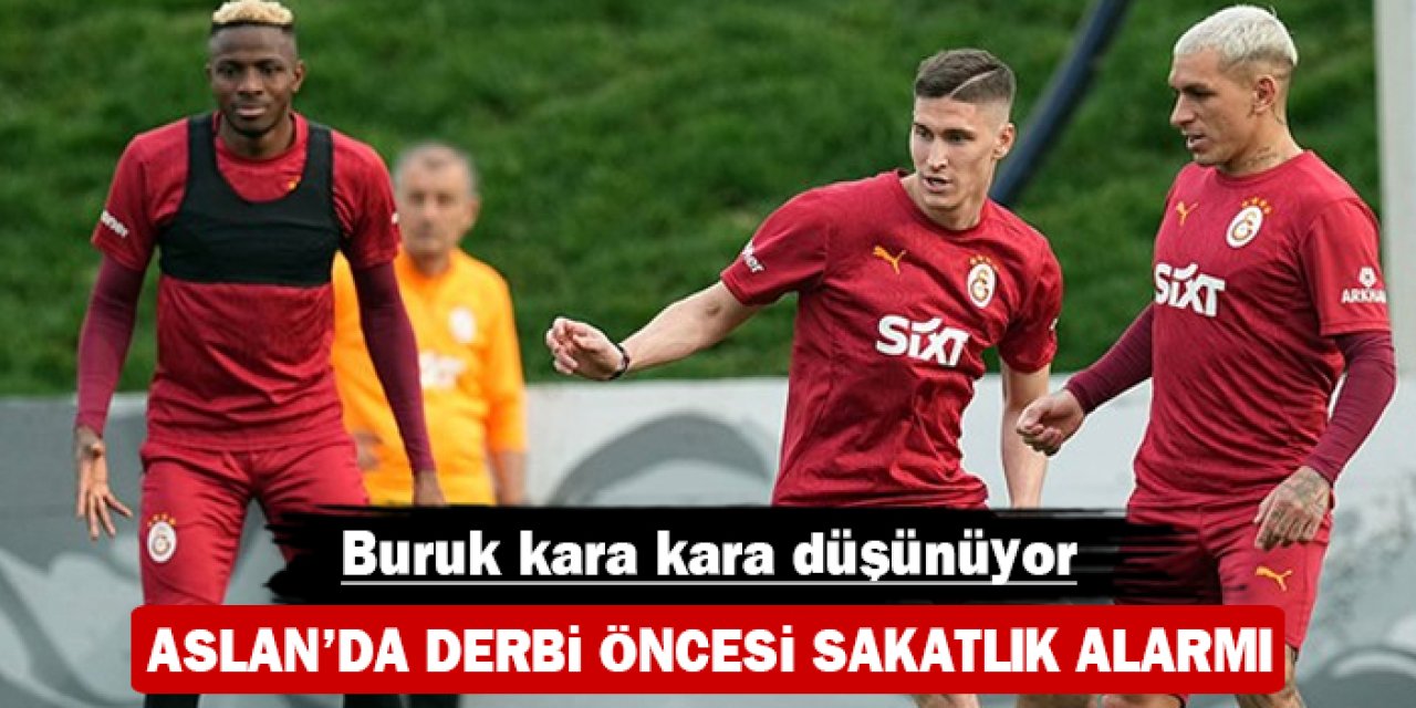 Galatasaray’da derbi öncesi sakatlık alarmı: Okan Buruk kara kara düşünüyor