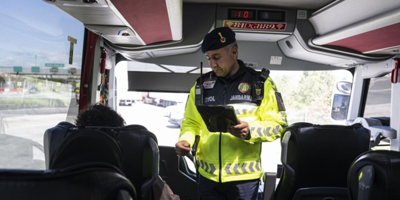 Jandarmadan otobüslere gizli denetim