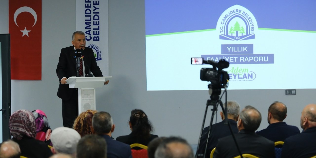 Çamlıdere Belediye Başkanı Adem Ceylan bir yıllık icraatlarını anlattı