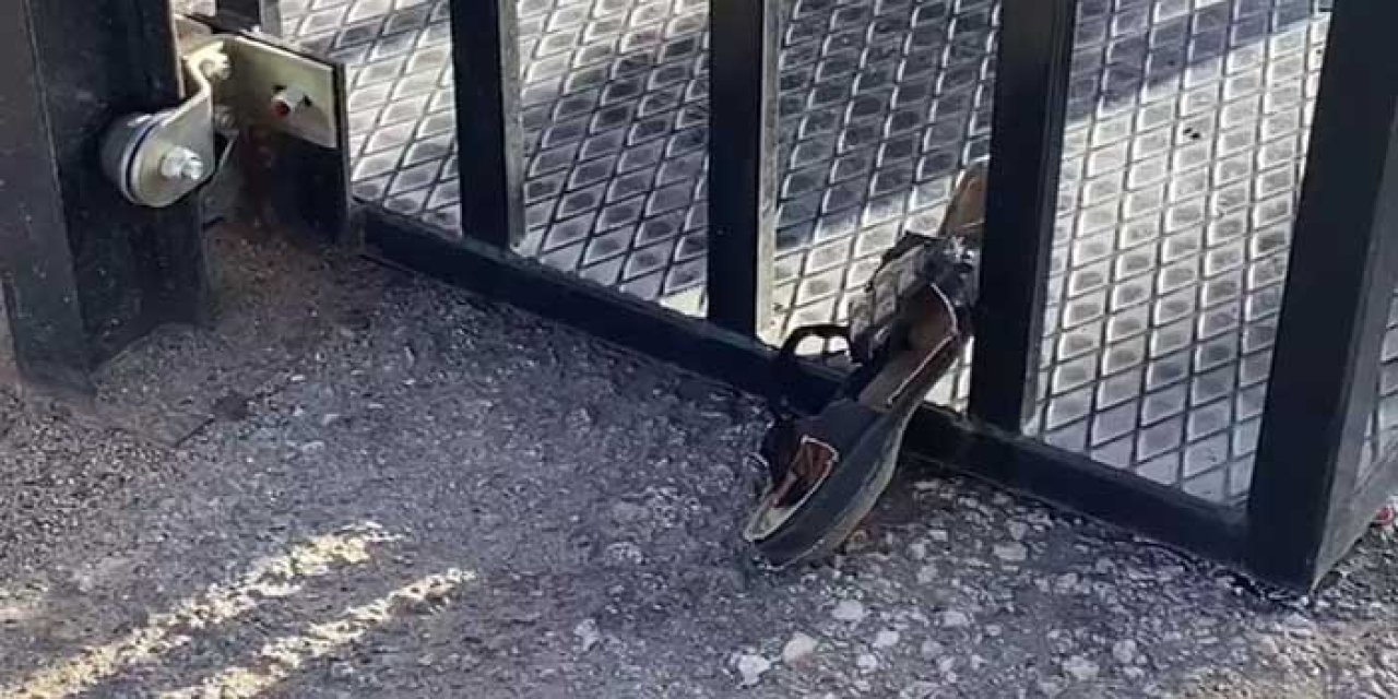 Engelli asansörünün halatı kopunca zemine düştü