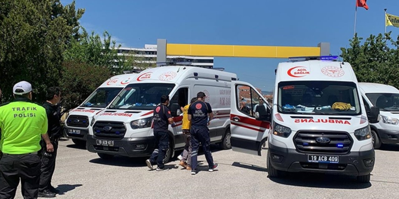 Çorum'da un fabrikasında patlama: 1’i ağır 9 yaralı