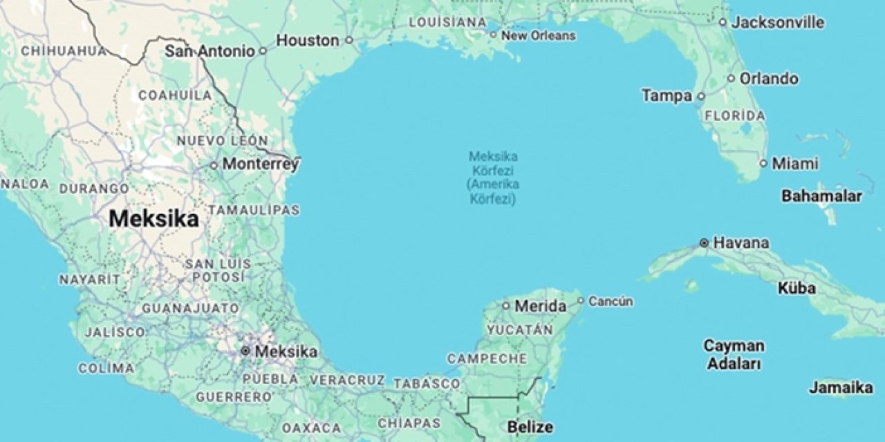 Meksika’dan Google’a isim tepkisi: “Körfezin tamamı Amerika değil”