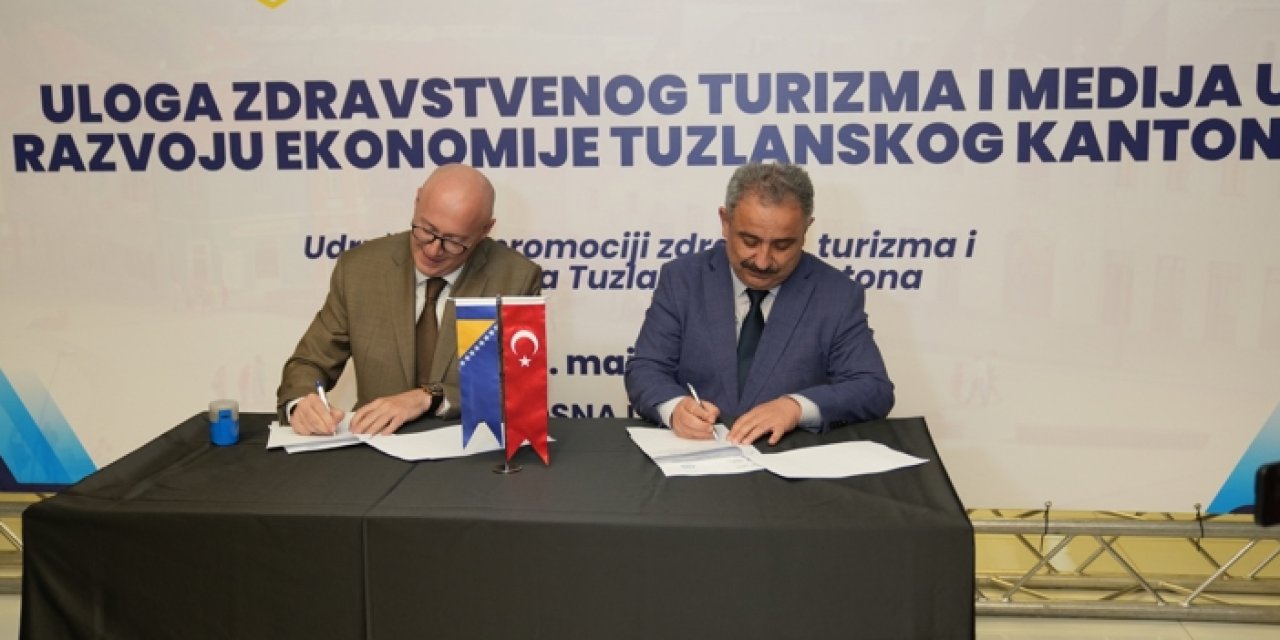 Tuzla Kantonu Turizm Birliği ile Türkiye Basın Federasyonu arasında iş birliği protokolü imzalandı