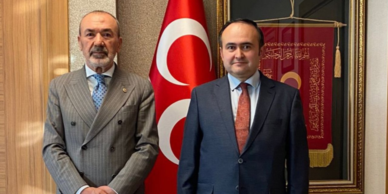 Ankara'da Birlik Derneği heyeti MHP Genel Merkezi'ni ziyaret etti
