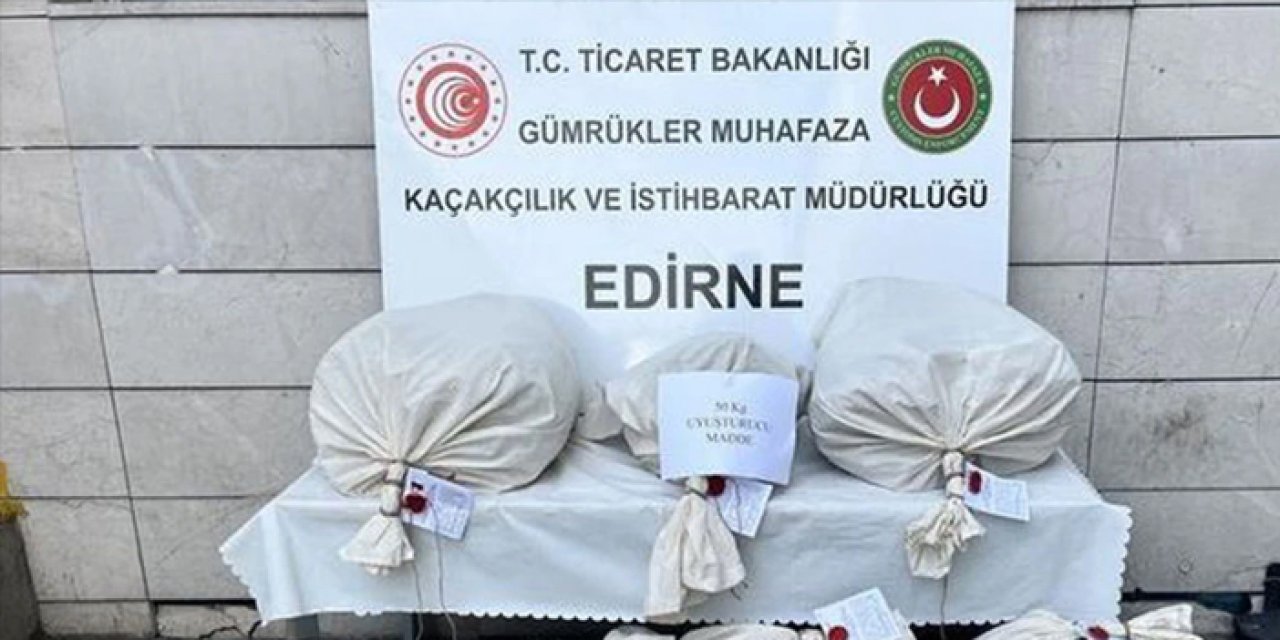 Edirne'de televizyon ünitesinden uyuşturucu çıktı