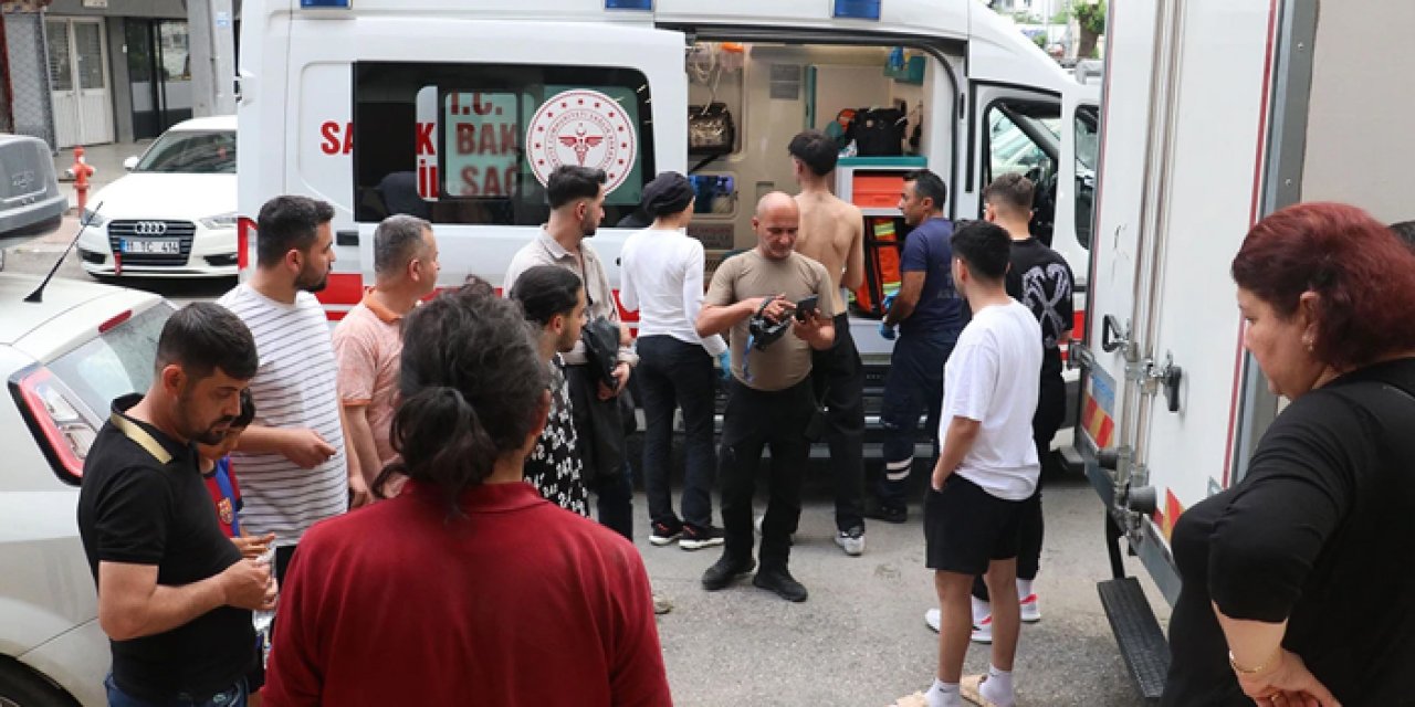 Antalya’da korku evinde yangın paniği