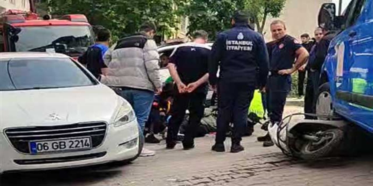 Avcılar’da Motosiklet ile Kargo Aracı Çarpıştı: 1 Ağır Yaralı