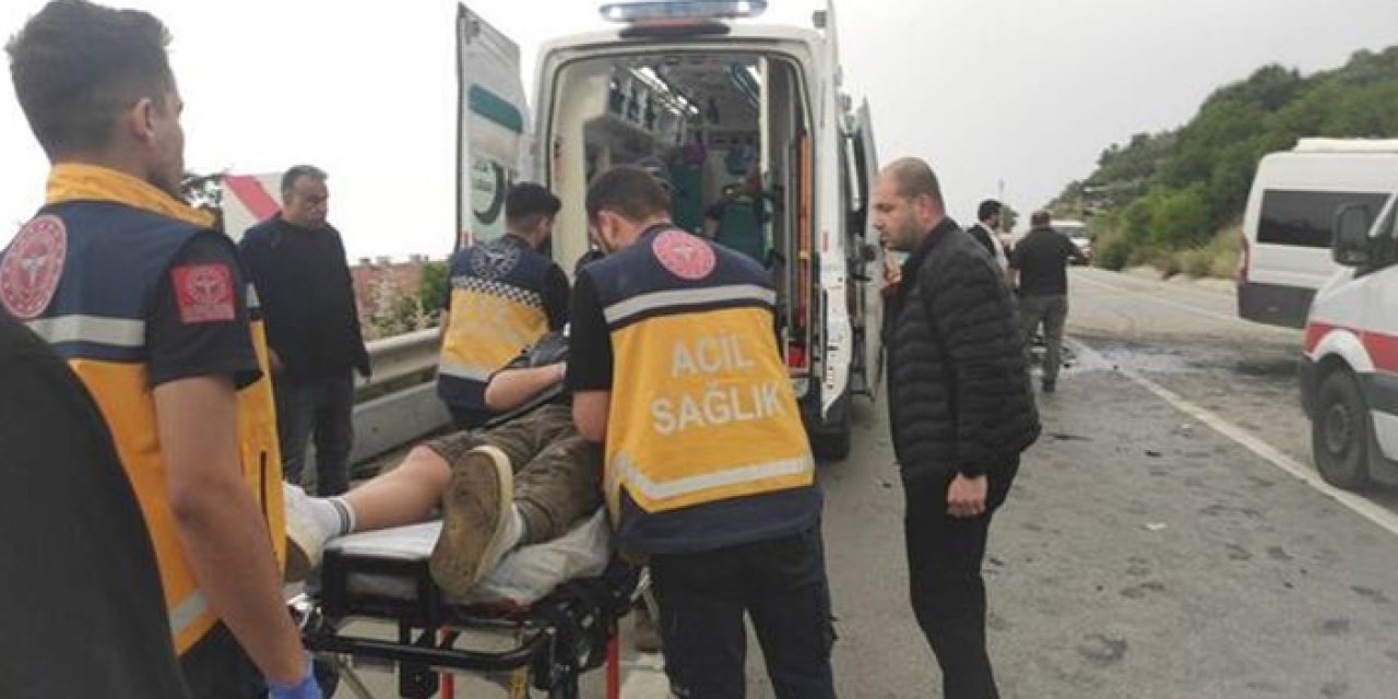 Bursa'da servis kazası: 2’si ağır 12 yaralı
