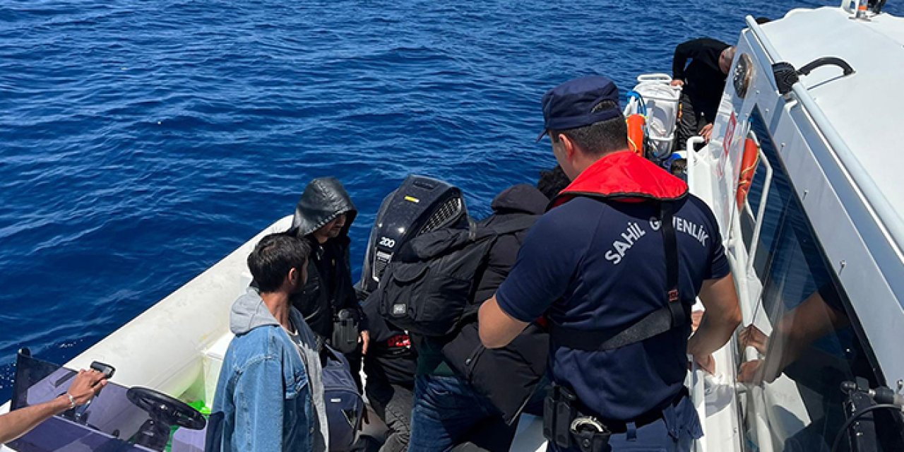 Muğla'da 33 kaçak göçmen kurtarıldı