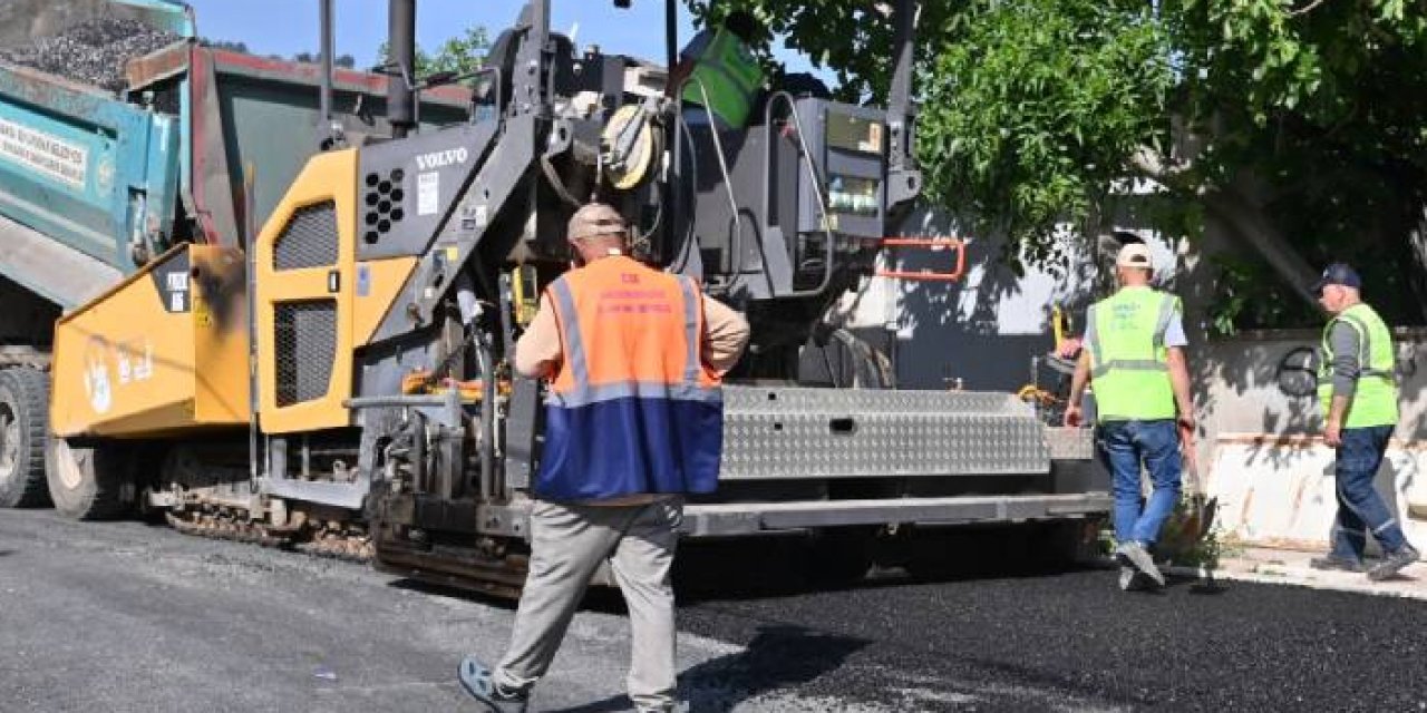 Büyükşehir Belediyesinden asfalt çalışması