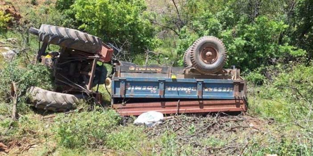 Ödemiş'te kaza: Kontrolden çıkan traktör tarlaya uçtu: 1 ölü