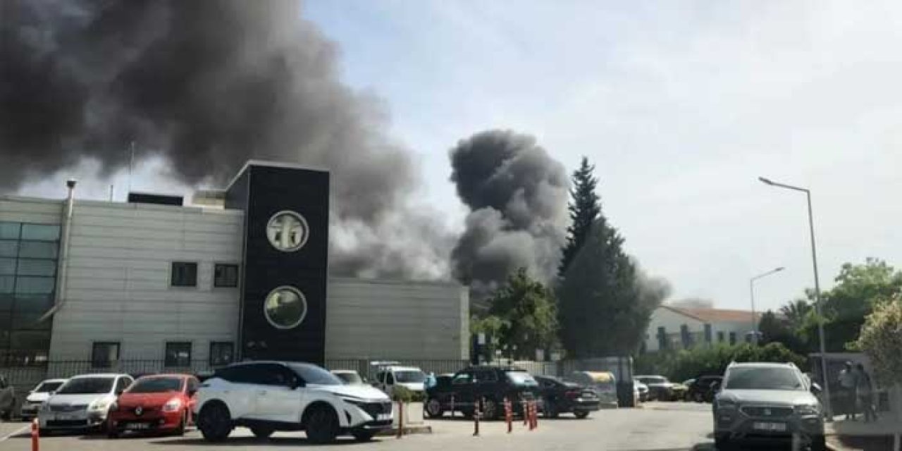 Ege Üniversitesi Kampüsünde Yangın Alarmı