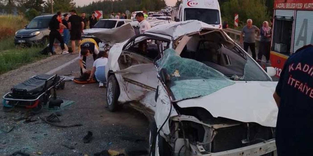 Osmaniye’de 4 Araçlı Zincirleme Kaza: 1 Ölü, 6 Yaralı