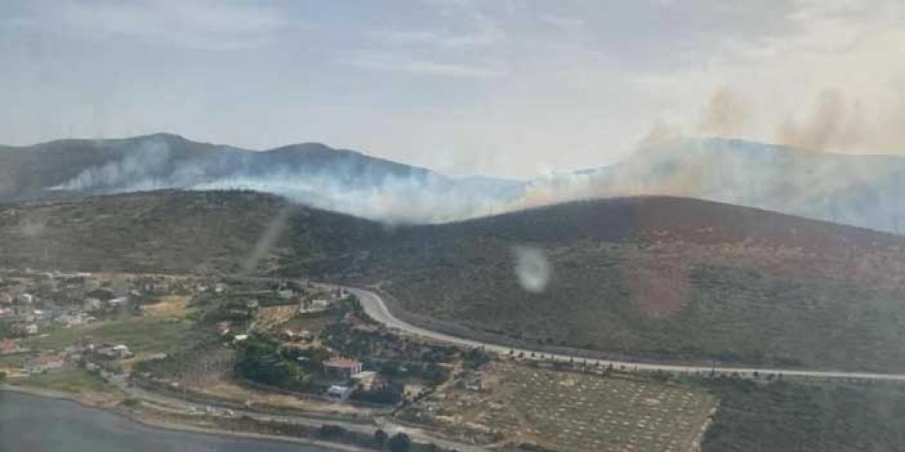 İzmir'de peş peşe yangınlar: Yerleşim yerine sıçradı