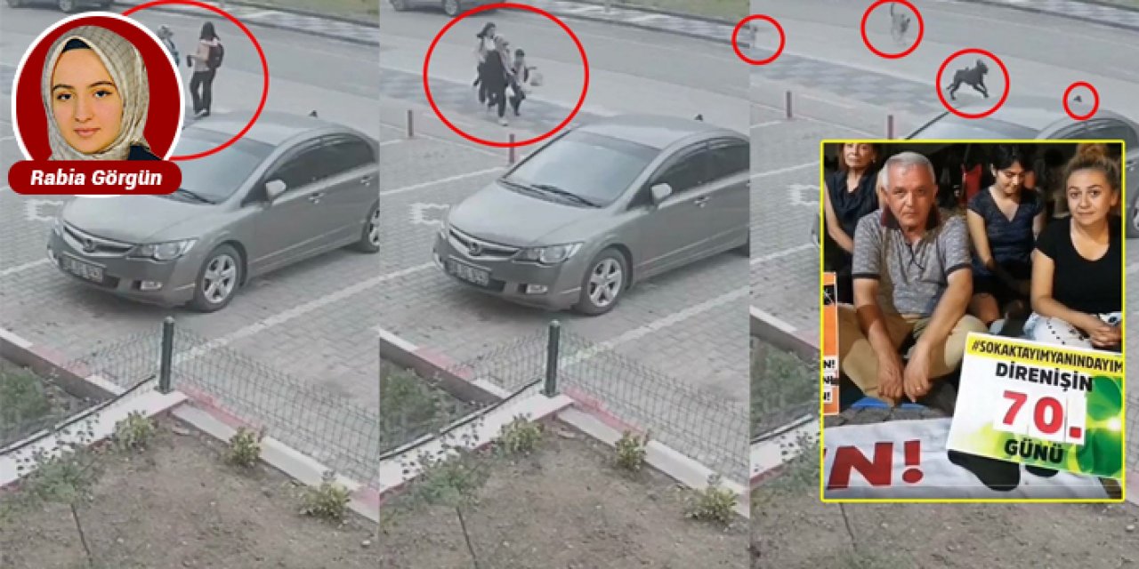 Mamak’ta başıboş köpek dehşeti: Anne ve çocukları saldırıdan son anda kurtuldu
