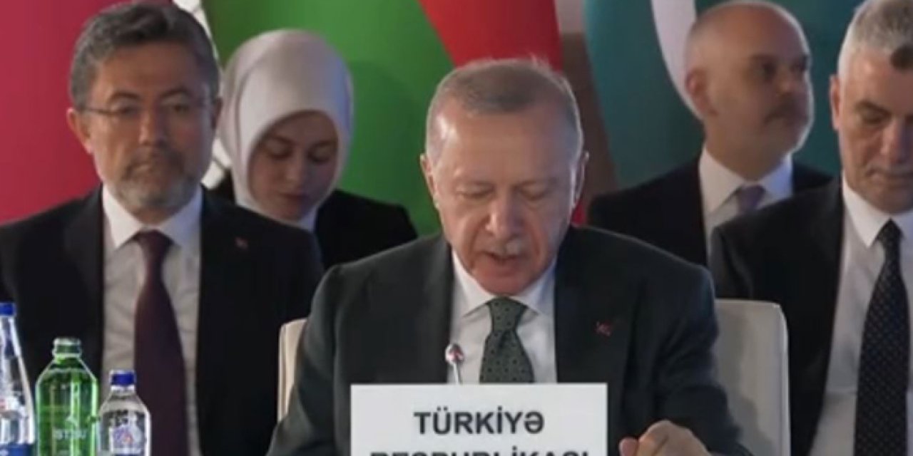 Cumhurbaşkanı Erdoğan'dan üçlü zirve mesajı