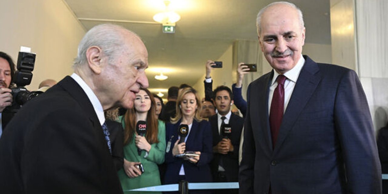 Kurtulmuş ve Bahçeli 'Terörsüz Türkiye' sürecini görüştü