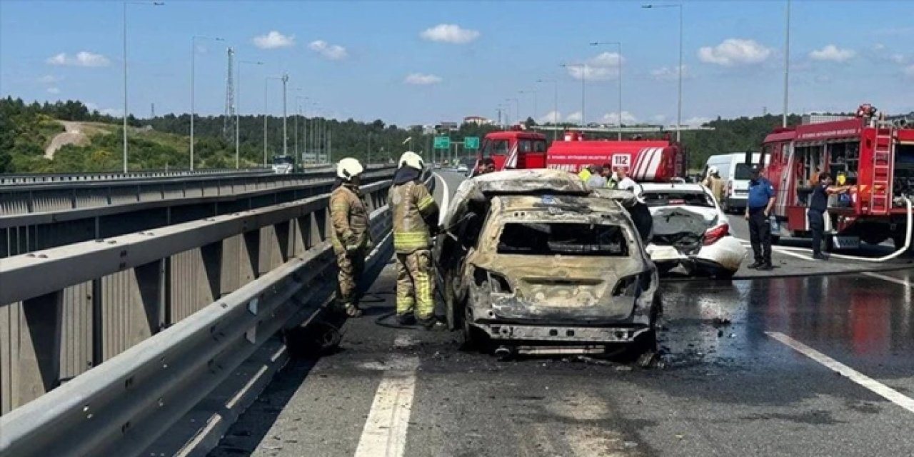 Kuzey Marmara Otoyolu’nda zincirleme kaza