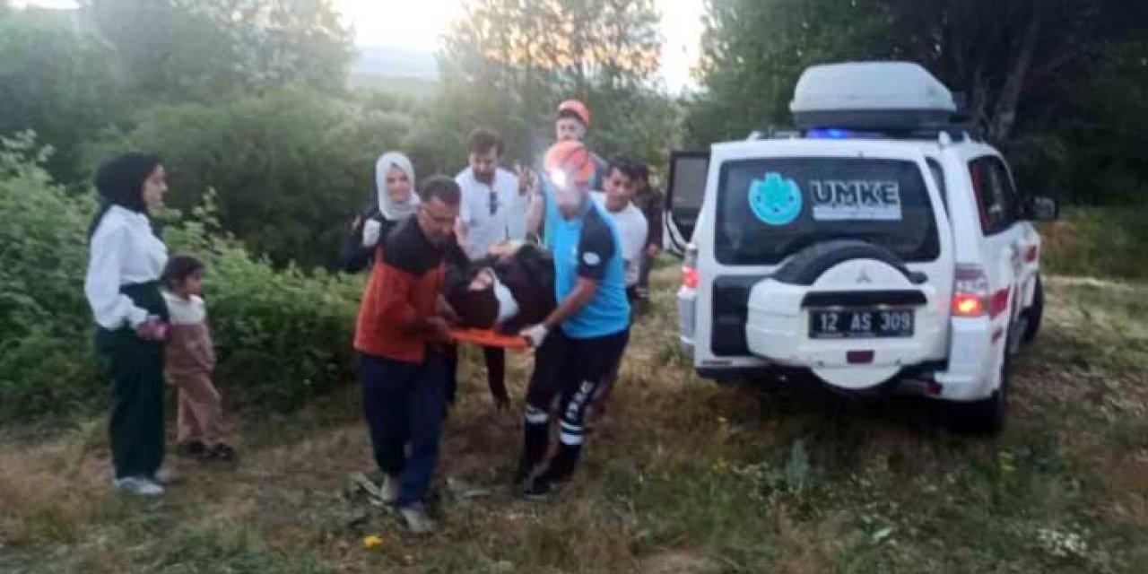 Bingöl’de Feci Kaza: Otomobil Uçuruma Yuvarlandı, 2 Yaralı