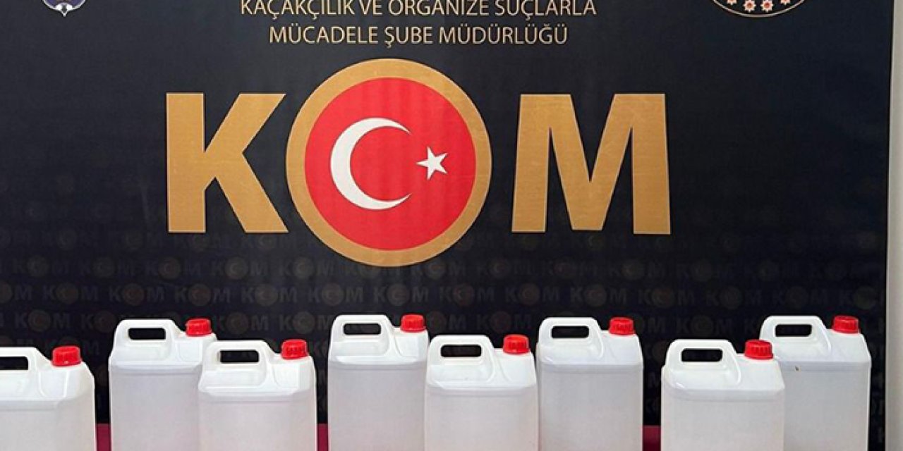 Yozgat'ta kaçak alkol operasyonu: 2 gözaltı