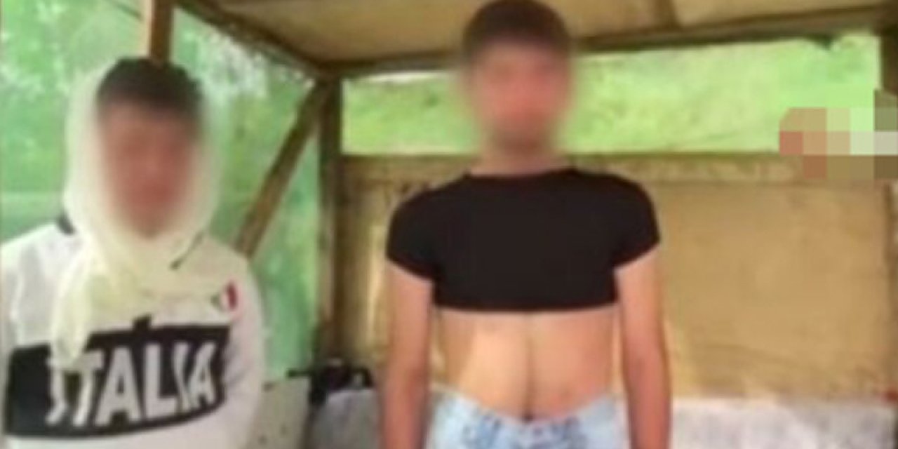 Arnavutköy'de şüpheliye zorbalık: Kadın kıyafeti giydirip videoya aldılar