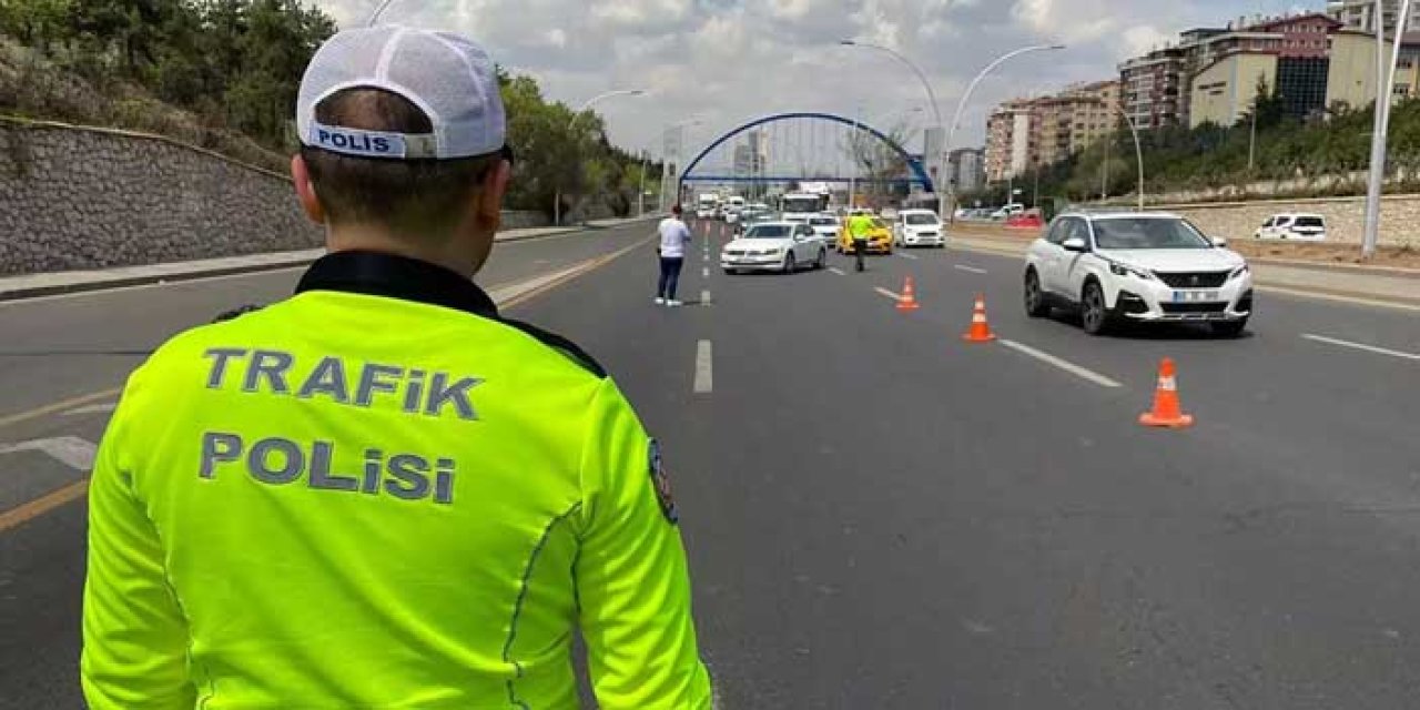 Ankara'da bayram trafiği denetimi