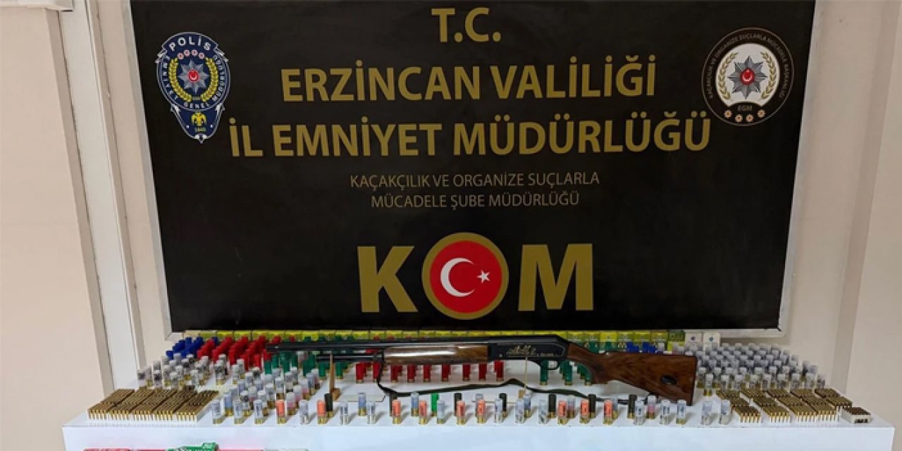 Erzincan'da silah operasyonu: 2 kişi tutuklandı