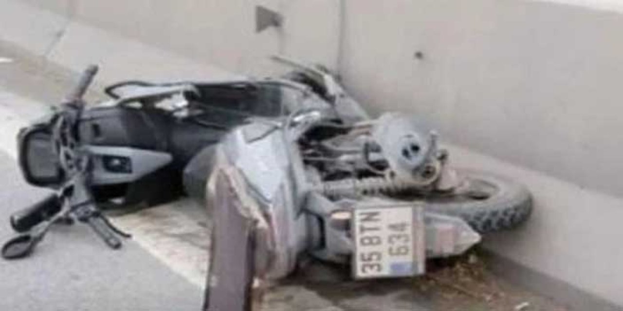 İzmir'de feci kaza: Genç motokurye hayatını kaybetti