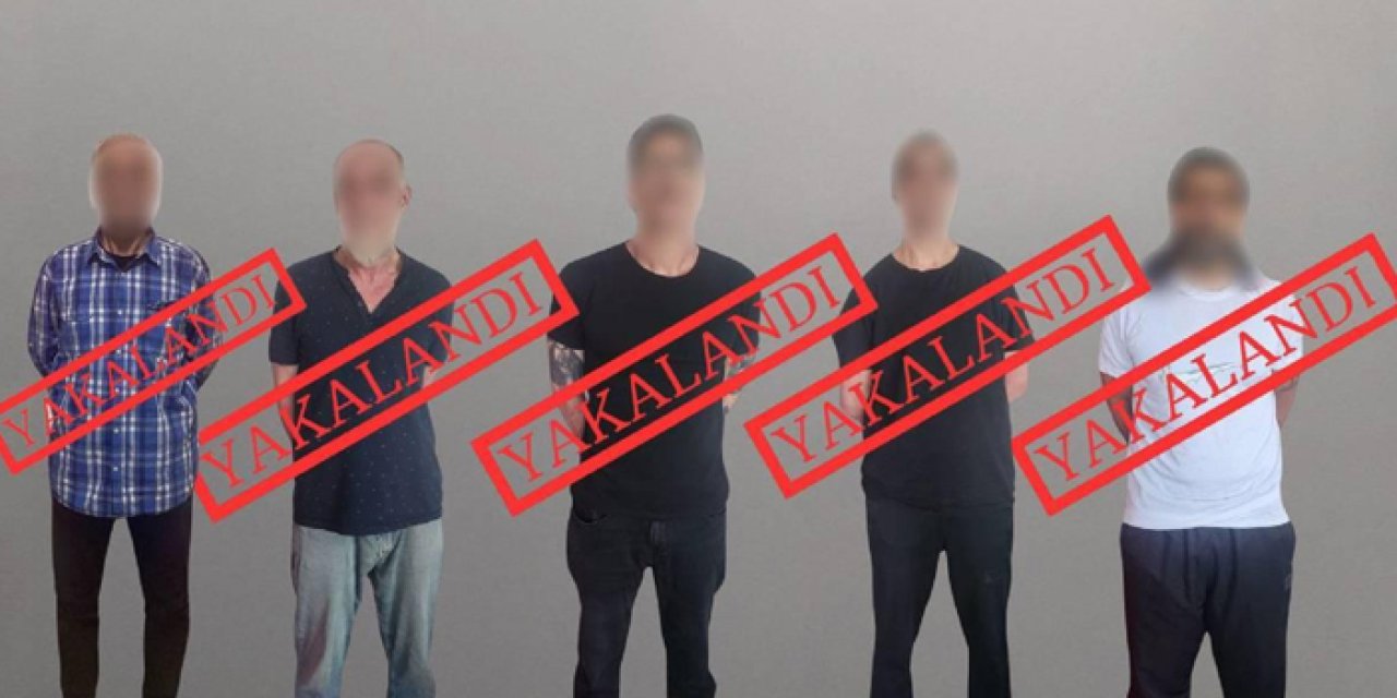 Kırmızı bültenle aranan 5 suçlu Gürcistan’da yakalanarak Türkiye’ye getirildi
