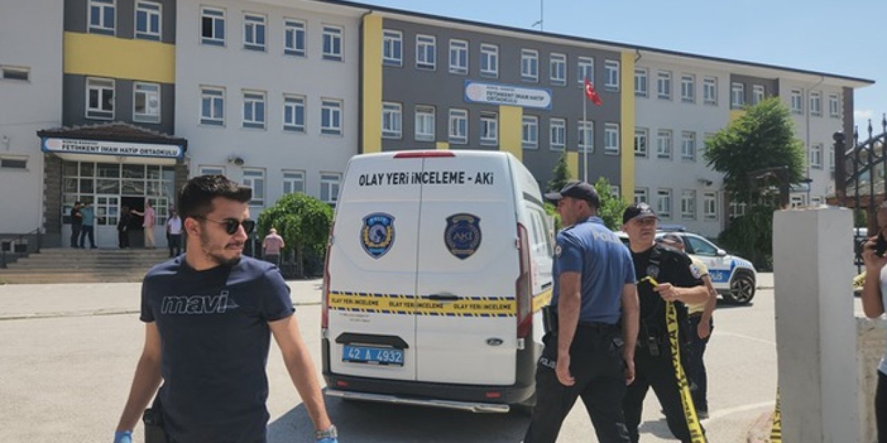 Konya’da ortaokulda silahlı saldırı: Rehberlik öğretmeni hayatını kaybetti