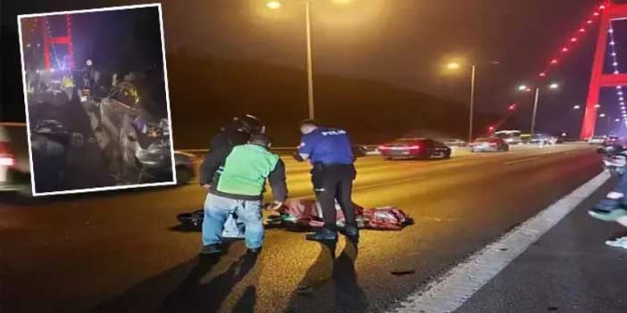 FSM Köprüsü'nde zincirleme trafik kazası: 1 kişi öldü, 3 kişi yaralandı