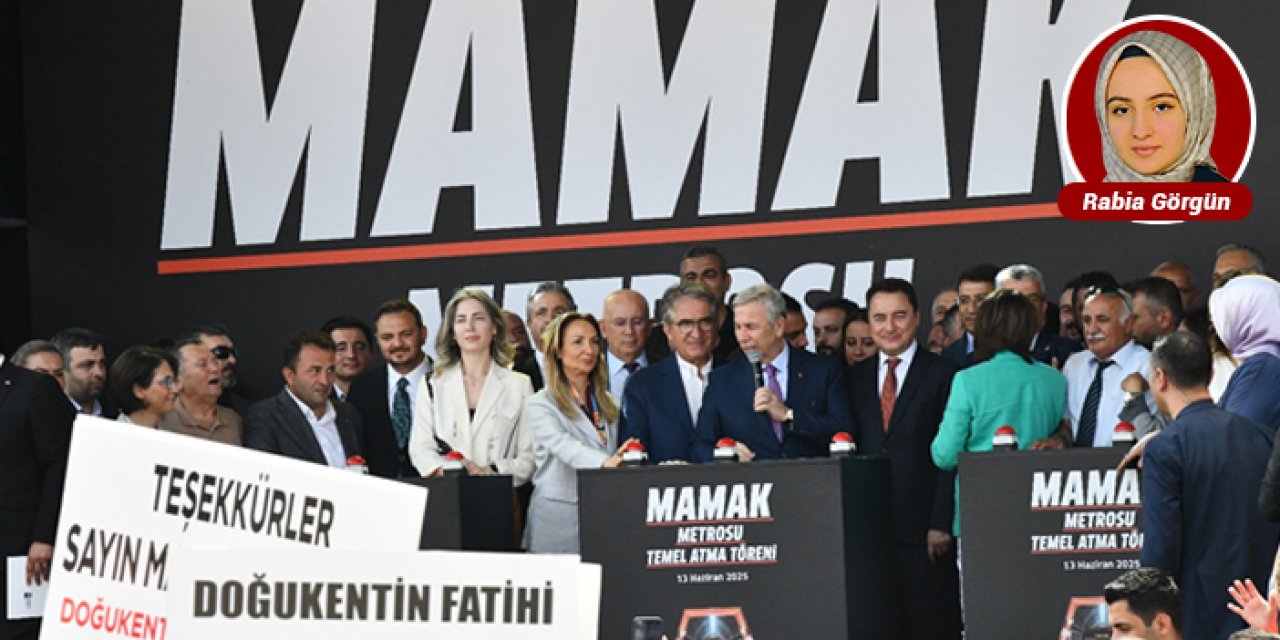Mamak metrosu için ilk adım atıldı